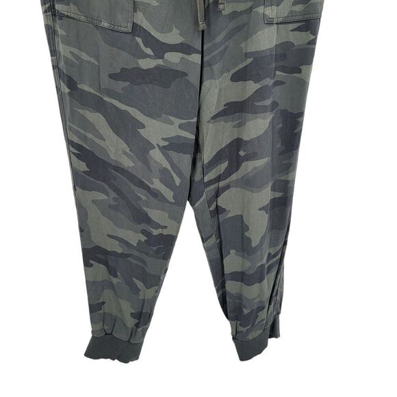 Splendid Camo Boardwalk Jogger Pants XL Army Green Rayon Casual Loungewear Warco - Picture 10 of 12